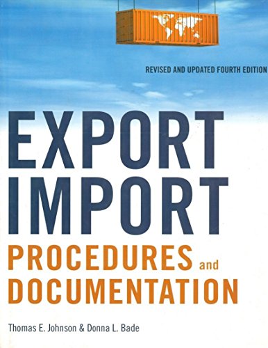 Imagen de archivo de Export/Import Procedures and Documentation a la venta por kelseyskorner