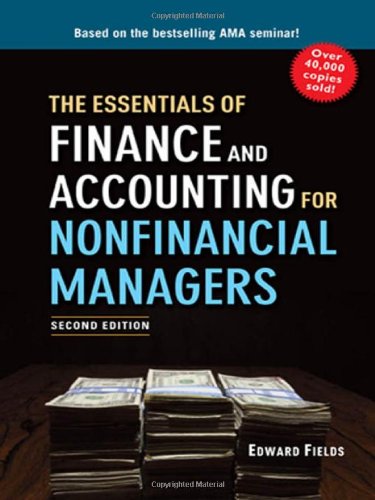 Beispielbild fr The Essentials of Finance and Accounting for Nonfinancial Managers zum Verkauf von Better World Books