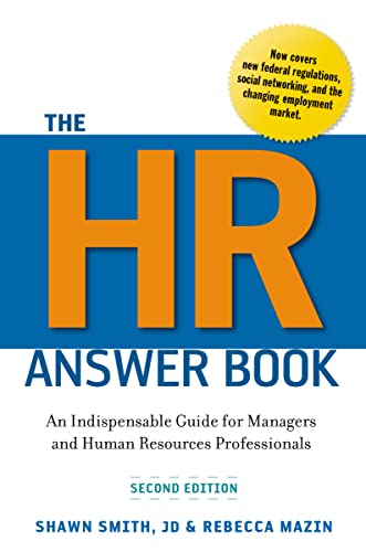Beispielbild fr The Hr Answer Book: An Indispensable Guide for Managers and Human Resources Professionals zum Verkauf von BooksRun