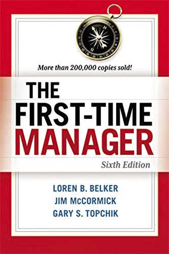 9780814417836: The First-Time Manager
