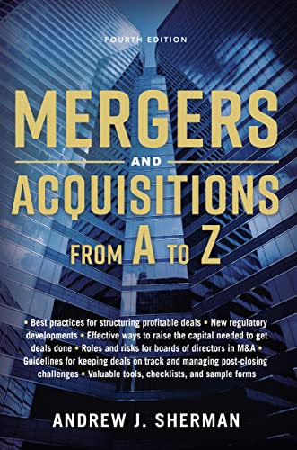 Imagen de archivo de Mergers and Acquisitions from A to Z a la venta por Better World Books