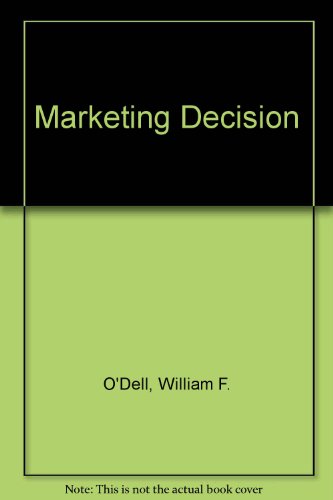 Imagen de archivo de The Marketing Decision a la venta por WeSavings LLC