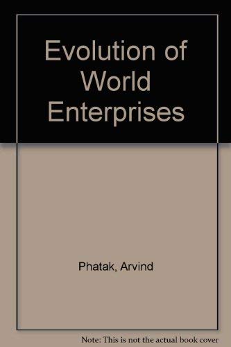 Stock image for Evolution of world enterprises for sale by Project HOME Books