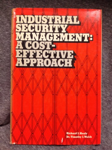 Imagen de archivo de Industrial security management;: A cost-effective approach a la venta por Wonder Book