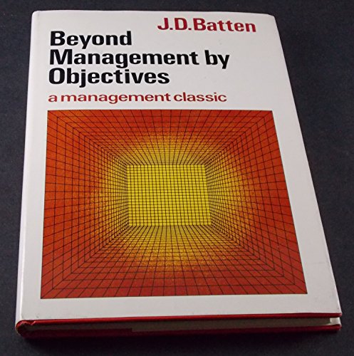 Imagen de archivo de Beyond management by objectives a la venta por Once Upon A Time Books