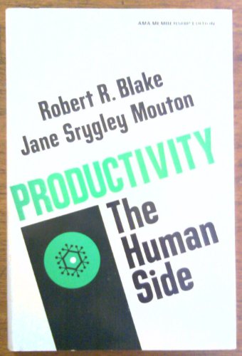 Beispielbild fr Productivity : The Human Side zum Verkauf von Better World Books