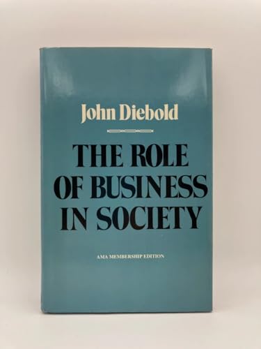 Stock image for The Role of Business in Society for sale by BookHolders