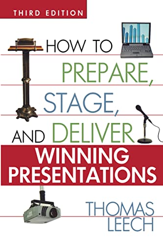 Beispielbild fr How to Prepare, Stage, and Deliver Winning Presentations zum Verkauf von Better World Books