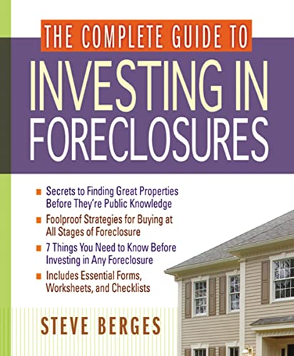 Imagen de archivo de The Complete Guide to Investing in Foreclosures a la venta por Jenson Books Inc
