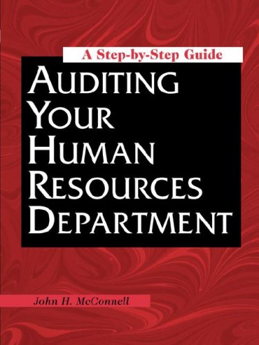 Beispielbild fr Auditing Your Human Resources Department zum Verkauf von Better World Books
