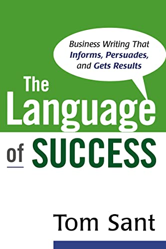 Stock image for The Language of Success for sale by BookHolders