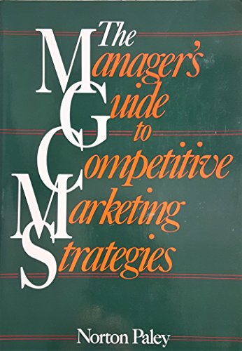 Beispielbild fr Manager's Guide to Competitive Marketing Strategies zum Verkauf von Ammareal