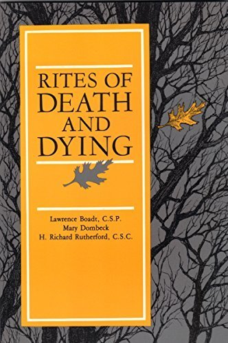 Stock image for Rites of Death and Dying: Three Papers Given at the 1987 National Meeting of the Federation of Diocesan Liturgical Commissions for sale by Pink Casa Antiques