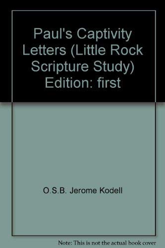 9780814616239: Paul's Captivity Letters: Study Guide (Little Rock Scripture Study for Adults)