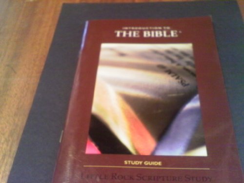 Beispielbild fr Introduction to the Bible: Study Guide zum Verkauf von Better World Books