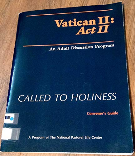 9780814621448: Called to Holiness - Convenor's Guide