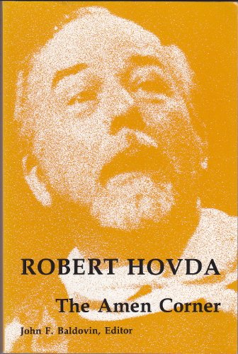 Stock image for Robert Hovda : The "Amen Corner" for sale by Better World Books