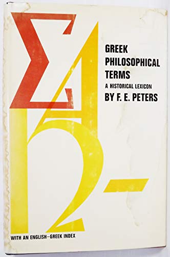 9780814703434: Greek Philosophical Terms: A Historical Lexicon