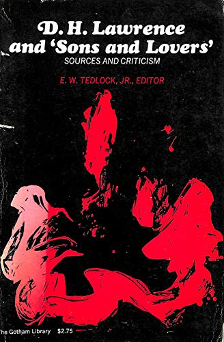 Imagen de archivo de D. H. Lawrence and "Sons and Lovers" : Sources and Criticism a la venta por Better World Books: West
