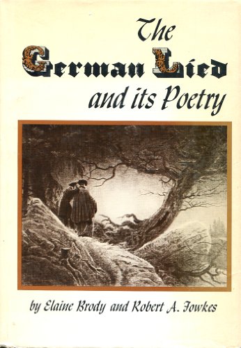 Stock image for The German Lied and Its Poetry for sale by Magus Books Seattle