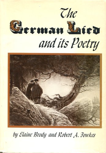 9780814709580: The German Lied and Its Poetry