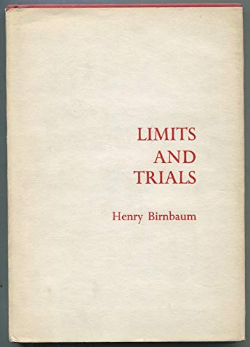 9780814709627: Limits and Trials