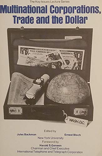 Imagen de archivo de Multinational Corporations, Trade and the Dollar in the Seventies a la venta por Better World Books