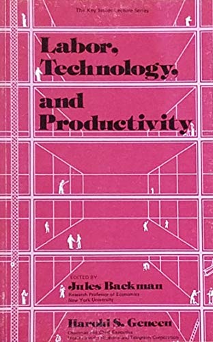 Stock image for Labor, Technology and Productivity in the Seventies for sale by Bank of Books