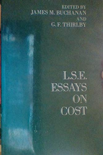 Stock image for LSE Essays on Cost for sale by Better World Books
