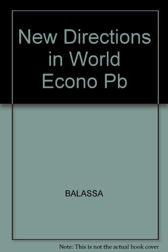 9780814711668: New Directions in World Econo Pb