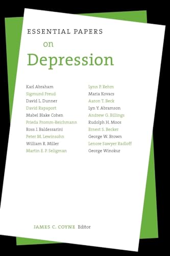 Beispielbild fr Essential Papers on Depression zum Verkauf von Better World Books