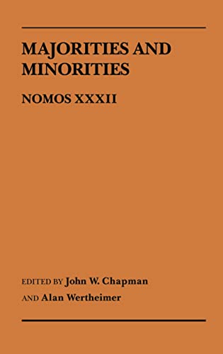 Imagen de archivo de Majorities and Minorities : Nomos Xxxii a la venta por Better World Books