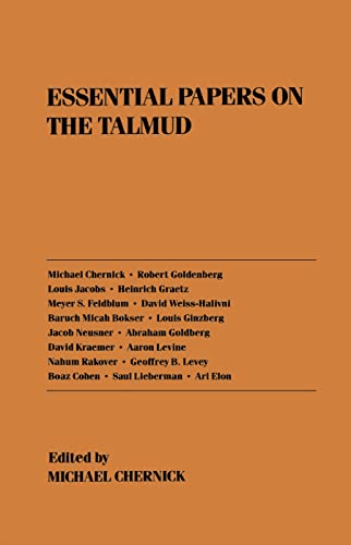 Essential Papers on the Talmud.