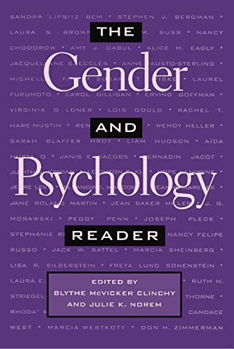 Imagen de archivo de The Gender and Psychology Reader a la venta por Blackwell's