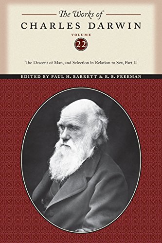 9780814718209: The Works of Charles Darwin: The Descent of Man, and Selection in Relation to Sex, Volume 22 Part 2