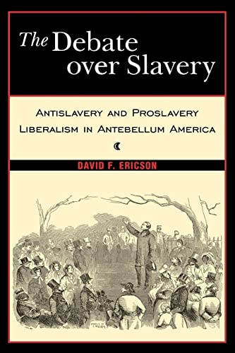 Beispielbild fr The Debate Over Slavery zum Verkauf von Blackwell's