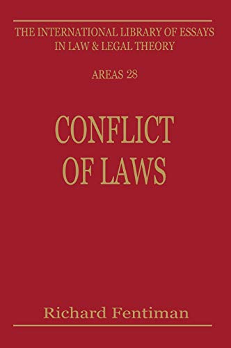 Stock image for The International Library of Essays in Law & Legal Theory Areas 28 - Conflict of Laws for sale by Bosco Books