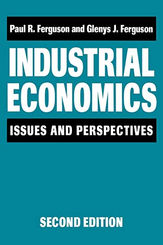 Imagen de archivo de Industrial Economics: Issues and Perspectives (2nd edition) a la venta por HPB-Red