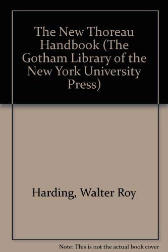 9780814734018: The New Thoreau Handbook (The Gotham Library of the New York University Press)