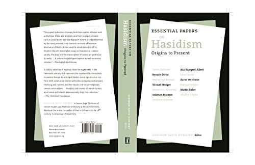 Beispielbild fr Essential Papers on Hasidism zum Verkauf von Better World Books