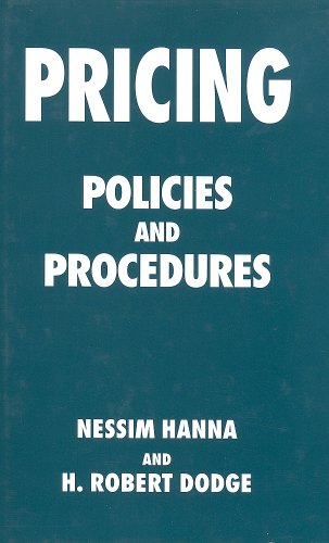 Stock image for Pricing : Policies and Procedures for sale by Better World Books