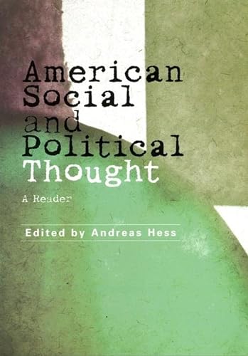 9780814736296: American Social and Political Thought: A Reader