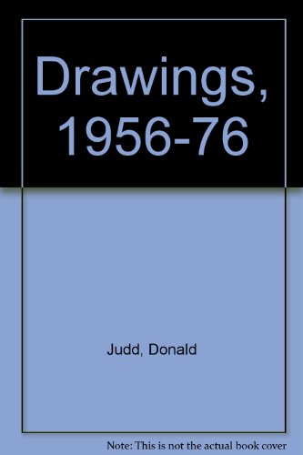 Donald Judd: Drawings, 1956-1976 (9780814741580) by Judd, Donald