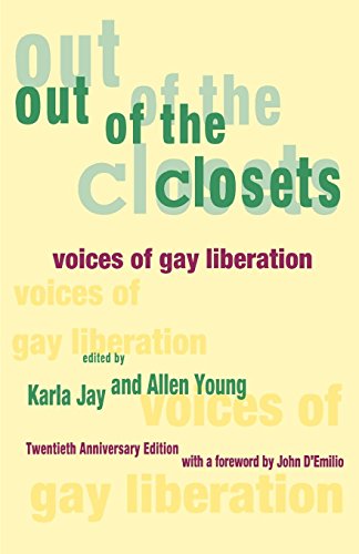 Imagen de archivo de Out of the Closets: Voices of Gay Liberation a la venta por HPB-Emerald