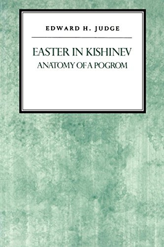 Imagen de archivo de EASTER IN KISHINEV: ANATOMY OF A POGROM a la venta por Black Swan Books, Inc.