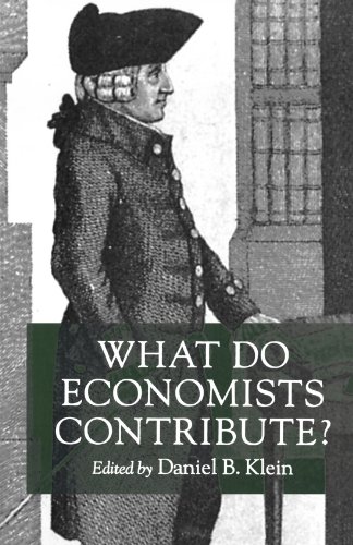 Beispielbild fr What Do Economists Contribute? zum Verkauf von Better World Books