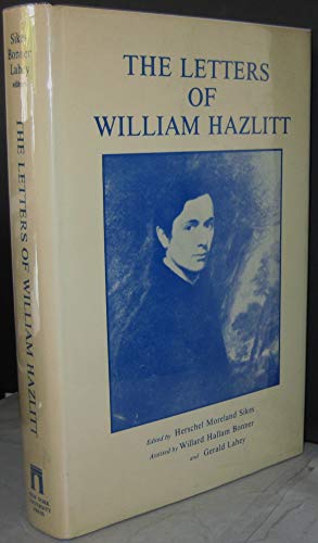 Stock image for The Letters of William Hazlitt for sale by Better World Books