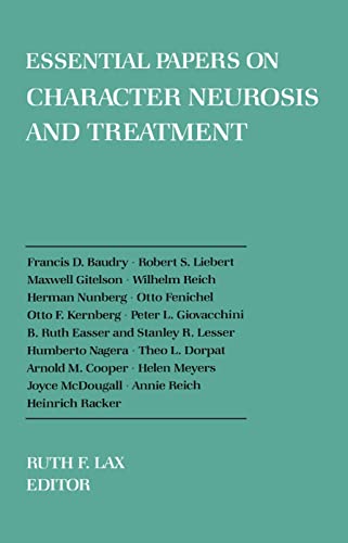 Beispielbild fr Essential Papers on Character Neurosis & Treatment zum Verkauf von ThriftBooks-Atlanta