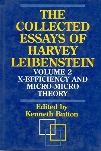 Stock image for The Collected Essays of Harvey Leibenstein: 002 for sale by Bestsellersuk