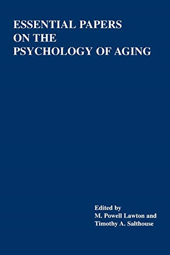 Beispielbild fr Essential Papers on the Psychology of Aging zum Verkauf von Blackwell's